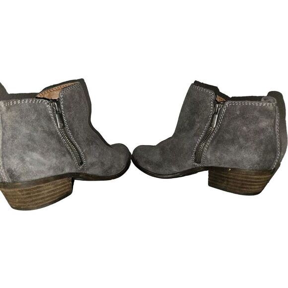 New! Lucky Brand Ankle Boots Gray Zip Size 7 - Picture 6 of 10